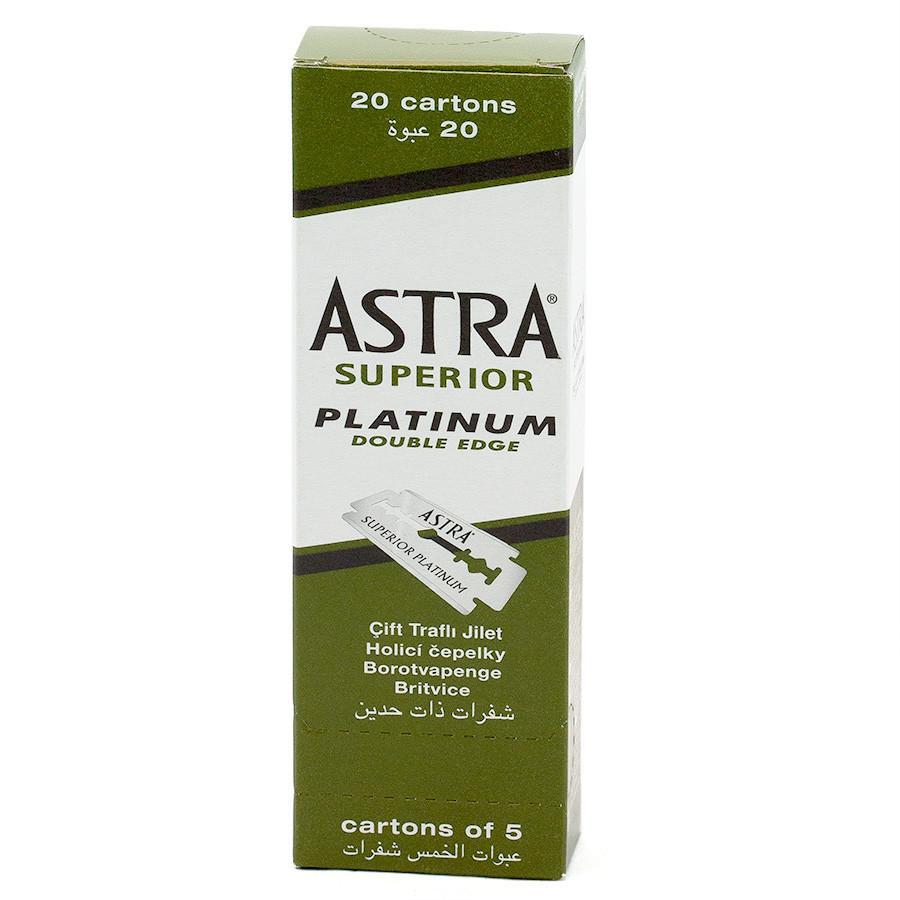 Astra Platinum Double Edge Safety Razor Blades,100