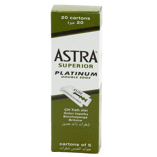 Astra Platinum Double Edge Safety Razor Blades,100