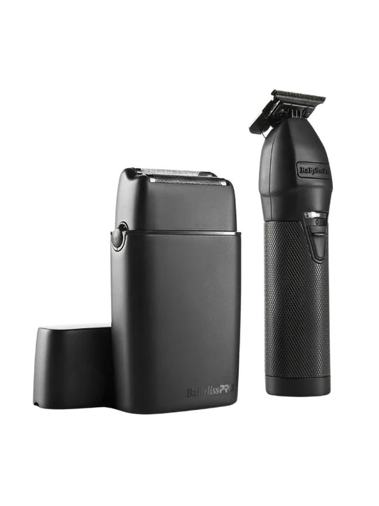 BaByliss PRO LimitedFX MatteBlack Trimmer & Double Foil Shaver