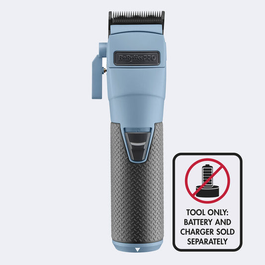 BABYLISSPRO FXONE LIMITED EDITION MATTE- BLUE ALL-METAL CLIPPER -TOOL ONLY