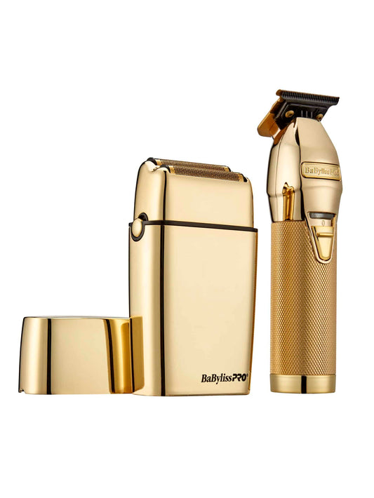 BaBylissPRO LimitedFX Gold Trimmer & Double Foil Shaver