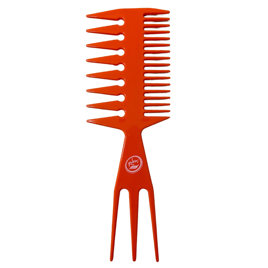 Rolda Multi-Style Barber Fish Comb- Red